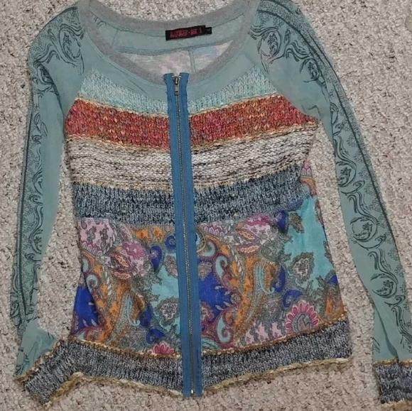 Lulu Paris mixed media jacket - Picture 6 of 8